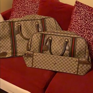 Vintage Gucci carry on bags
